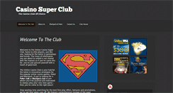 Desktop Screenshot of onlinecasinosuperclub.com