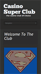 Mobile Screenshot of onlinecasinosuperclub.com